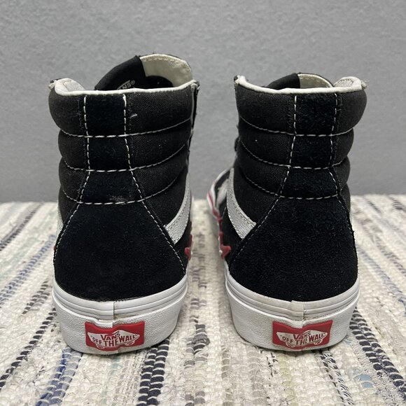 Vans Sk8-Hi Lightning Bolt Black/White Sneakers 6.5 M 8 W - Picture 5 of 9